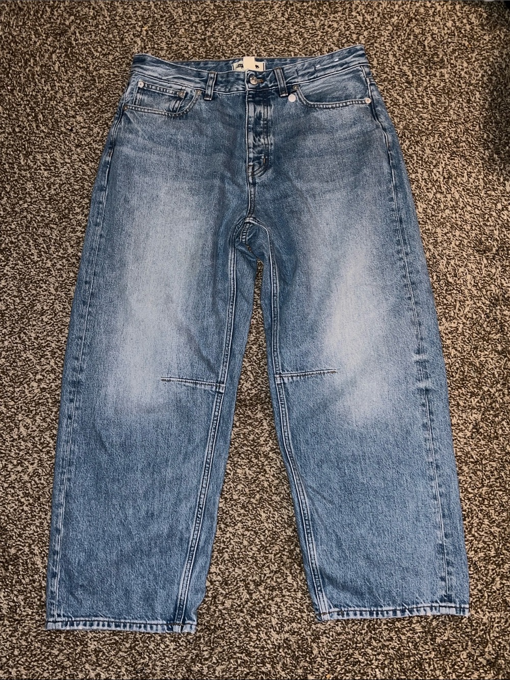 Madewell Curvy Darted Barrel Leg Jeans